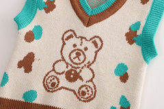 RM0608-19 طقم ولادي 3 قطع ( قميص + فست صوف + بنطلون جينز )