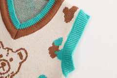 RM0608-19 طقم ولادي 3 قطع ( قميص + فست صوف + بنطلون جينز )