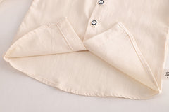 RM0608-19 طقم ولادي 3 قطع ( قميص + فست صوف + بنطلون جينز )