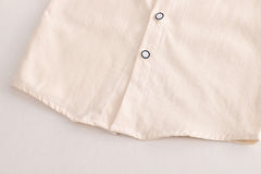 RM0608-19 طقم ولادي 3 قطع ( قميص + فست صوف + بنطلون جينز )