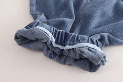 RM0608-19 طقم ولادي 3 قطع ( قميص + فست صوف + بنطلون جينز )