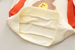 RM0608-24 طقم دبدوب قطعتين ( بلوزة + بنطلون جينز)