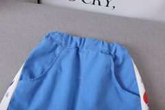 RM0608-25 طقم سبورت ستان قطعتين ( بلوزة + بنطلون)