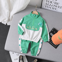 RM0608-25 طقم سبورت ستان قطعتين ( بلوزة + بنطلون)