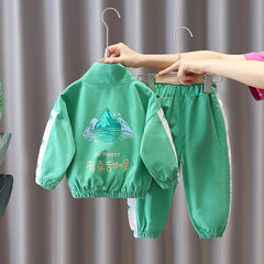 RM0608-25 طقم سبورت ستان قطعتين ( بلوزة + بنطلون)