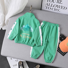 RM0608-25 طقم سبورت ستان قطعتين ( بلوزة + بنطلون)