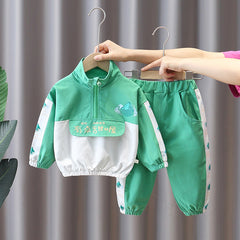 RM0608-25 طقم سبورت ستان قطعتين ( بلوزة + بنطلون)