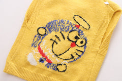 RM0608-28 طقم دورايمون ولادي 3 قطع ( قميص مصوف + فست صوف + بنطلون جينز ناعم )