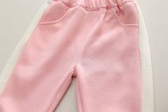 RM0608-32 طقم قطني ولادي 3 قطع ( بلوزة + جكيت + بنطلون)