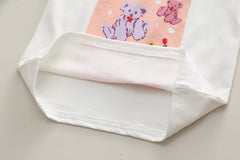 RM0608-32 طقم قطني ولادي 3 قطع ( بلوزة + جكيت + بنطلون)