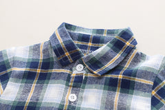 RM0608-4 طقم ولادي 3 قطع ( قميص + فست صوف + بنطلون جينز )