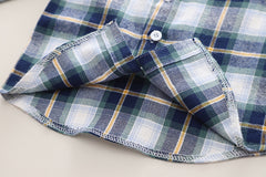 RM0608-4 طقم ولادي 3 قطع ( قميص + فست صوف + بنطلون جينز )