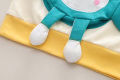 RM0608-9 طقم ولادي قطعتين ( بلوزة قطنية + بنطلون جينز )