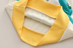 RM0608-9 طقم ولادي قطعتين ( بلوزة قطنية + بنطلون جينز )