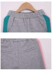 RM090424-14 طقم رياضة سبورت قطني بناتي قطعتين ( جكيت + بنطلون )