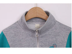 RM090424-14 طقم رياضة سبورت قطني بناتي قطعتين ( جكيت + بنطلون )