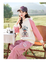 RM090424-15 طقم بناتي قطعتين ( بلوزة قطن + بنطلون كتان)