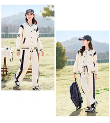 RM090424-17 بدلة ماركة بناتي سبورت قطن قطعتين ( جكيت + بنطلون )