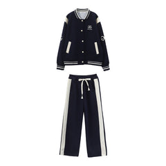 RM090424-17 بدلة ماركة بناتي سبورت قطن قطعتين ( جكيت + بنطلون )