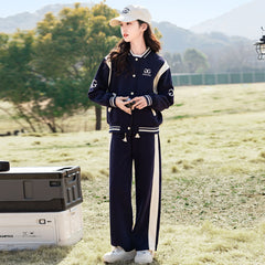 RM090424-17 بدلة ماركة بناتي سبورت قطن قطعتين ( جكيت + بنطلون )