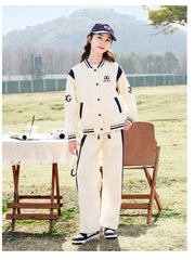 RM090424-17 بدلة ماركة بناتي سبورت قطن قطعتين ( جكيت + بنطلون )