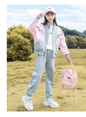 RM090424-19 بدلة سبورت قطعتين ( جكيت + بنطلون )