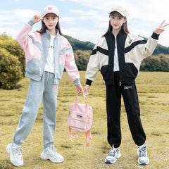 RM090424-19 بدلة سبورت قطعتين ( جكيت + بنطلون )