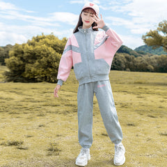 RM090424-19 بدلة سبورت قطعتين ( جكيت + بنطلون )