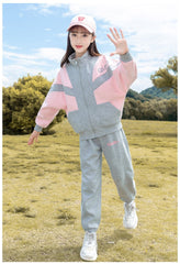 RM090424-19 بدلة سبورت قطعتين ( جكيت + بنطلون )