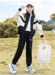 RM090424-19 بدلة سبورت قطعتين ( جكيت + بنطلون )