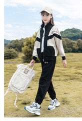 RM090424-19 بدلة سبورت قطعتين ( جكيت + بنطلون )