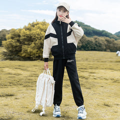 RM090424-19 بدلة سبورت قطعتين ( جكيت + بنطلون )