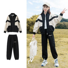 RM090424-19 بدلة سبورت قطعتين ( جكيت + بنطلون )