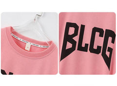 RM090424-23 طقم بناتي تريننج قطعتين ( بلوزة + بنطلون)