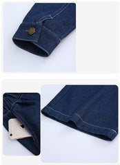 RM171223-6 طقم جينز بناتي قطعتين ( جكيت + بنطلون )