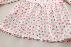 RM231223-10 طقم بناتي 3 قطع ( بلوزة + جكيت + بنطلون جينز)