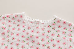 RM231223-10 طقم بناتي 3 قطع ( بلوزة + جكيت + بنطلون جينز)