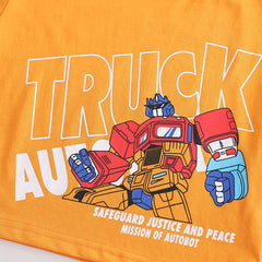 RM231223-1 طقم جينز قطعتين ( بلوزة قطنية + شورت)