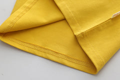 RM231223-21 طقم ولادي قطعتين ( بلوزة قطن + شورت جينز)