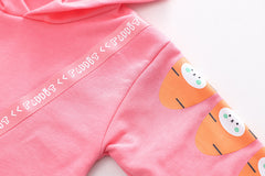 RM231223-22 طقم بناتي قطعتين ( بلوزة قطنية + بنطلون كتان ناعم)