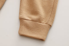 RM231223-23 طقم ديزني ارنوب ( بلوزة مطرزة مع طاقية + بنطلون)