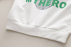 RM231223-25 طقم ولادي 3 قطع ( بلوزة قطعني + جكيت جينز مع دبدوب + بنطلون كتان)