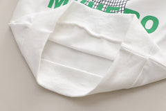 RM231223-25 طقم ولادي 3 قطع ( بلوزة قطعني + جكيت جينز مع دبدوب + بنطلون كتان)