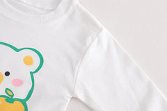 RM231223-26 طقم ولادي مميز بجي 3 قطع ( بنطلون جينز ناعم+ بلوزة قطنية + جكيت كتان ناعم)