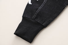 RM231223-28 طقم ولادي 3 قطع ( بلوزة قطنية + جكيت + بنطلون)