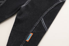 RM231223-28 طقم ولادي 3 قطع ( بلوزة قطنية + جكيت + بنطلون)