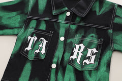 RM231223-28 طقم ولادي 3 قطع ( بلوزة قطنية + جكيت + بنطلون)