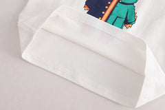 RM231223-29 طقم ولادي 3 قطع ( بلوزة + جكيت + بنطلون جينز)