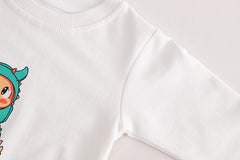 RM231223-29 طقم ولادي 3 قطع ( بلوزة + جكيت + بنطلون جينز)