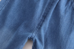 RM231223-29 طقم ولادي 3 قطع ( بلوزة + جكيت + بنطلون جينز)